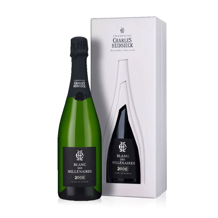 シャルル エドシック ブラン デ ミレネール 2006 箱付 シャンパン フランス 750ml Charles Heidsieck Blanc des Millenaires シャンパーニュ 泡白 贈り物 ギフト 誕生日 プレゼント