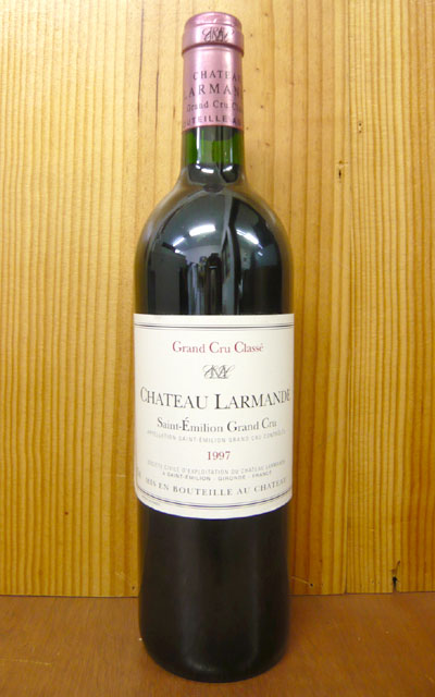 シャトー ラルマンド[1997]年 AOCサンテミリオン グラン クリュ クラッセ 特別級Chateau LARMANDE [1997] AOC Saint-Emilion Grand Cru Classe