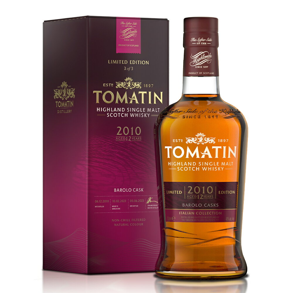 【正規品 箱入】トマーティン バローロ カスク 12 年 2010 年 イタリアン コレクション ハイランド シ..