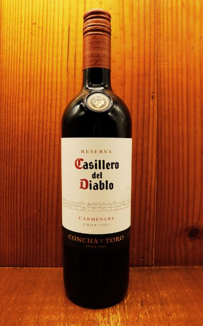 カッシェロ デル ディアブロ カルメネール 2021 コンチャ イ トロCasillero del Diablo Carmenere [2018] Conch y Toro