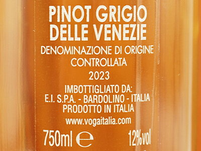 ������ �����ꥢ �ԥ� ���꡼���� 2024 IGT �ԥ� ���꡼���� �ǥå� �����ͥ��� ��ڲ��ѥܥȥ�VOGA ITALIA Pinot Grigio 2024 IGT Pinot Grigio Delle Venezie��eu_ff��