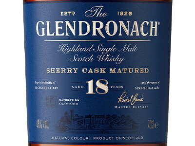 【正規品 箱入】グレンドロナック 18 年 ハイランド シングル モルト スコッチ ウイスキー 700ml 46％THE GLENDRONACH AGED 18 YEARS HIGHLAND SINGLE MALT SCOTCH WHISKY