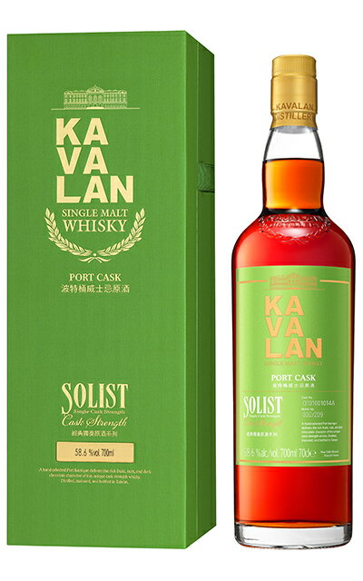 【正規品 箱入】カバラン ソリスト ポート カスク カスクストレングス 台湾ウイスキー 金車 700ml 50-59.9％KAVALAN SOLIST PORT CASK CASKSTRENGT 700ml 50-59.9％