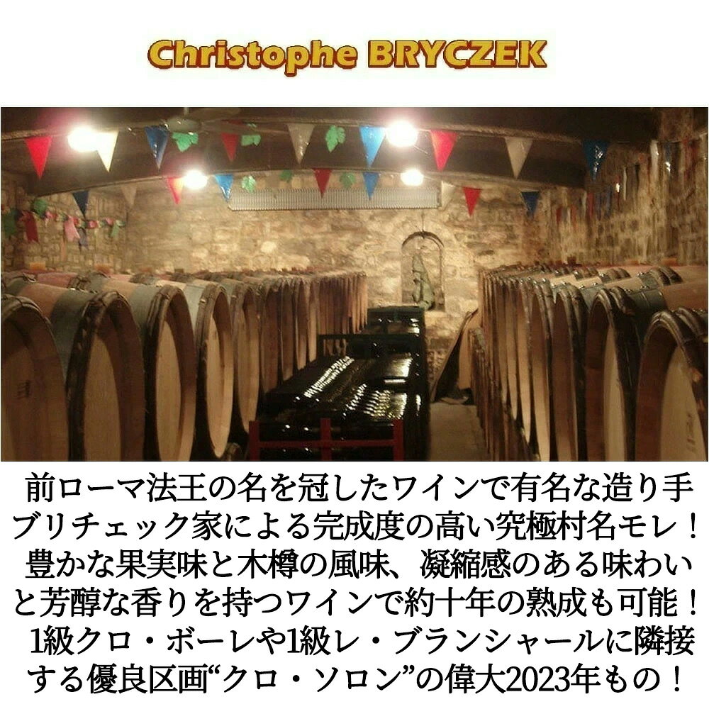 モレ サン ドニ クロ ソロン 2023 蔵出し品 ドメーヌ クリストフ ブリチェック元詰 自然派リュット レゾネ 正規輸入品Morey Saint DenisClos Solon 2023 Domaine Christophe BRYCZEK wineuki-10057239 うきうきワインの玉手箱 サンプル画像3