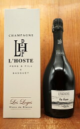 ロスト ペール エ フィス シャンパーニュ レ ロージュ キュヴェ パルセレール NV 三代目当主クレモン ロスト家)L'Hoste Champagne Les Loges Cuvee Parcellaire N.V AOC Champagne