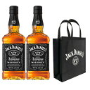 【正規品 1750ml×2本 オリジナルトートバッグ付】ジャック ダニエル ブラックラベル オールド No.7 テネシーウイスキー 正規代理店輸入品