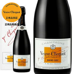 【箱あり】ヴーヴ クリコ ホワイトラベル ドゥミ セック 白 泡 N.V 正規 750ml シャンパン シャンパーニュ (ヴーヴ クリコ) (ヴーヴクリコ) (ブーブクリコ)Veuve Clicquot Ponsardin demi Sec AOC Champagne Gift Box【eu_ff】 【C4★9】