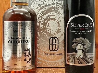 うきうきワインの玉手箱の【送料無料】【第二弾】イチローズ モルト×シルヴァー オーク 日米合作の夢のスペシャル2本セット 正規代理店輸入品 スペシャル豪華ギフト箱入2本セット｜アングル2
