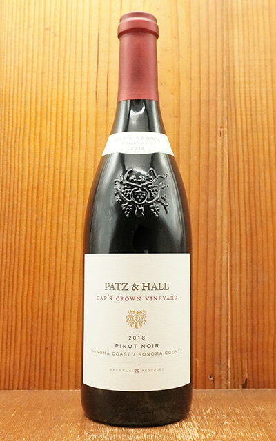 ѥå  ۡ åץ 饦 ԥ Υ 2018 ѥå  ۡ ե˥ Υ Patz  Hall Gap's Crown Vineyard Pinot Noir 2018