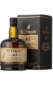 【正規品】エルドラード 15 年 ダークラム ガイアナ デメララ ラム 700ml 43%EL DORADO AGED 15 YEAR DARK DEMERARA RUM 700ml 43%