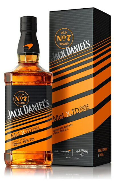 【予約】【正規品 箱入】ジャックダニエル マクラーレン 2024 オールド No.7 テネシーウイスキーJACK DANIELS MCLAREN 2024 OLD NO.7 TENNESSEE WHISKY JACK DANIEL'S