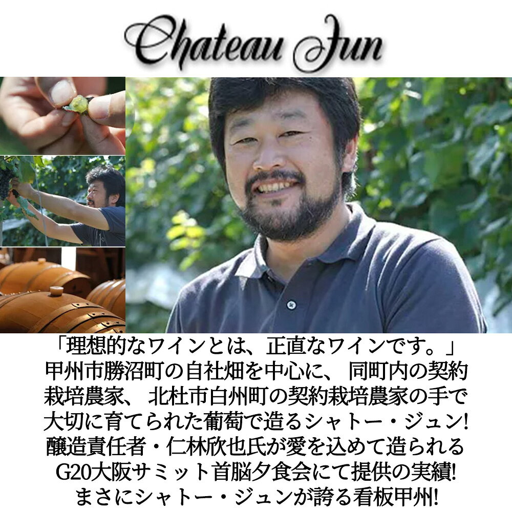 シャトー ジュン 甲州 2024 シャトー ジュン株式会社元詰 日本ワイン 国産ワイン 甲州市 勝沼町主体 甲州種100％ 仁林欣也 11.5％Chateau Jun Koshu [2024] wineuki-10043997 うきうきワインの玉手箱 サンプル画像3
