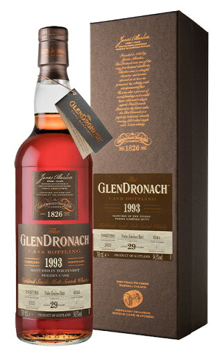 【正規品 箱入】グレンドロナック 1993 年 29 年熟成品 ペドロヒメネス カスク CASK No.6344 ハイランド シングル モルトTHE GLENDRONACH DISTILLED 1993 AGED 29 YEARS PEDRO 【正規品 箱入】グレンドロナック 1993 年 29 年熟成品 ペドロヒメネス カスク CASK No.6344 ハイランド シングル モルトTHE GLENDRONACH DISTILLED 1993 AGED 29 YEARS PEDRO