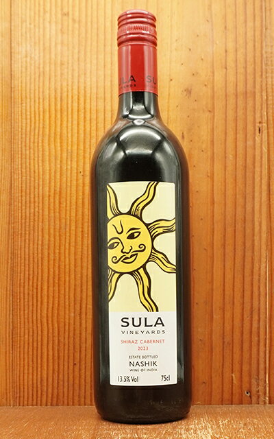 スラ ヴィンヤーズ シラーズ 2022 バッチナンバー入り ベジタリアン マーク付きSula Vineyards Shiraz 2022のサムネイル