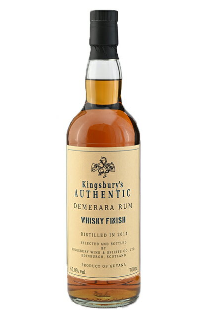 【正規品】キングスバリー オーセンティックラム デメララ ラム ウイスキー フィニッシュ 2014 700ml 65％KINGSBURY’S AUTHENTICRUM DEMERARA RUM WHISKY FINISH 2014 700ml 65%