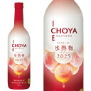 【予約】CHOYA ICE NOUVEAU(アイスヌーボー) 氷熟梅ワイン 2025 幻の氷熟梅ワイン 梅ワインヌーヴォー CHOYA ICE NOUVEAU ...