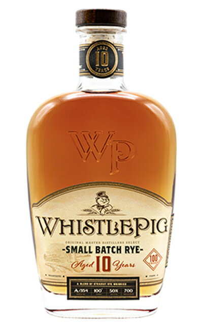 【正規品 箱入】ホイッスルピッグ 10年 ライ ウイスキー スモールバッチ 700ml 50％WHISTLEPIG AGED 10 YEAR RYE WHISKEY SMALL BATCH 700ml 50%