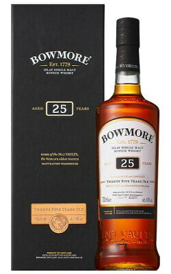 【正規品 箱入】ボウモア 25年 アイラ シングル モルト スコッチ ウイスキー 700ml 43％BOWMORE AGED [25] YEARS SINGLE ISLAY MALT WHISKY 700ml 43%