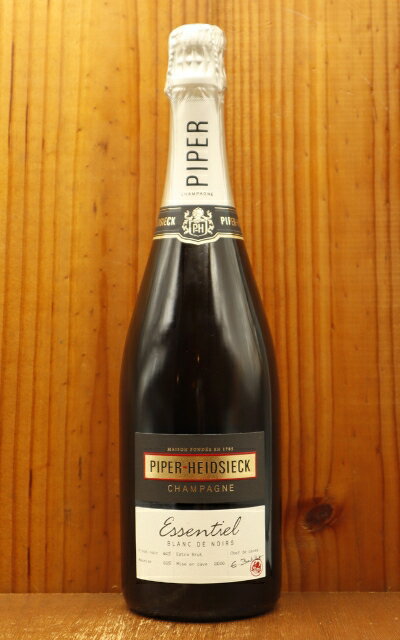 パイパー エドシック エッセンシエル ブラン ド ノワール ブリュット (エクストラ ブリュット) シャンパーニュ フランス 白 辛口 正規品Piper Heidsieck Essentiel Blanc de Noirs Brut AOC Champagne