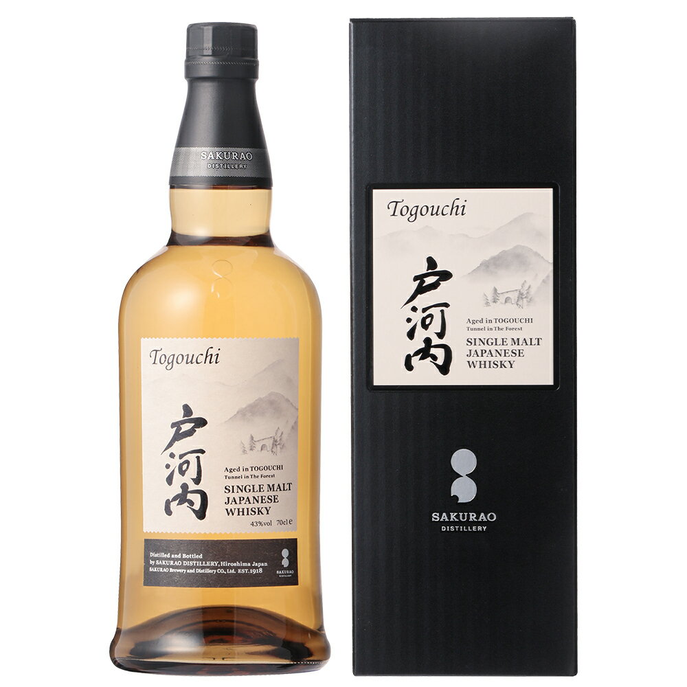  Ȣ۸Ͳ 󥰥  ѥˡ  700ml 43TOGOUCHI SINGLE MALT JAPANESE WHISKY ...