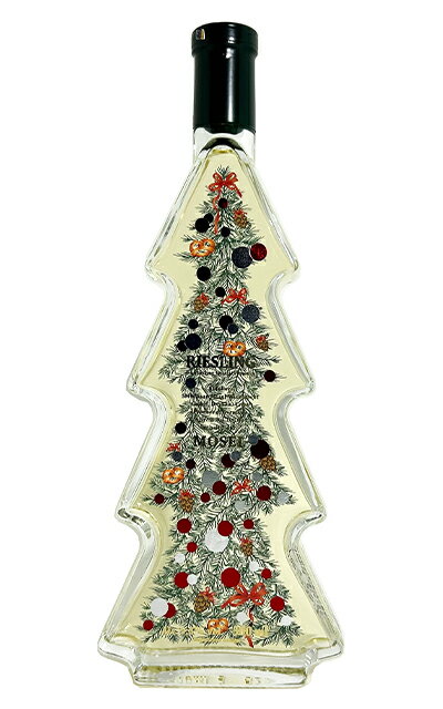 楽天うきうきワインの玉手箱クリスマス ツリー型 ボトル モーゼル リースリング（白） Q.b.A 2022 かわいいクリスマスツリー型ボトル入り やや甘口Mosel Riesling White Q.b.A 2022 Christmas Tree Bottle