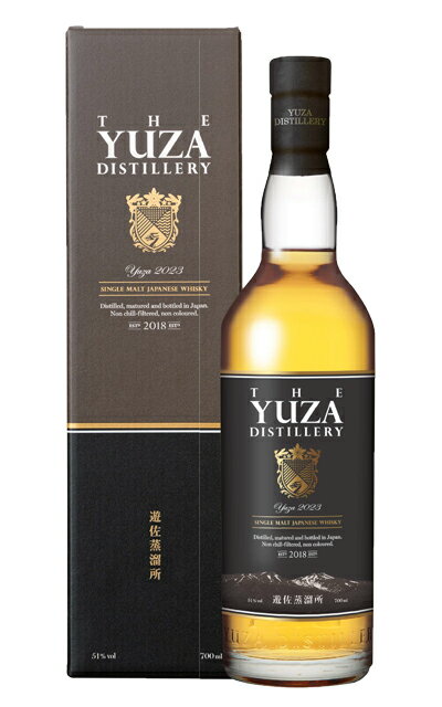 【正規品 箱入】YUZA 2023 シングル モルト ジャパニーズ ウイスキー 700ml 51％YUZA 2023 SINGLE MALT JAPANEASE WHISKY 700ml 51%