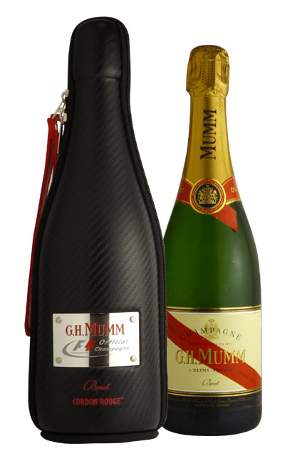 【箱入】マム コルドン ルージュ シャンパーニュ F1(フォーミュラ1)ジャケット(世界最高峰「F1」公式指定シャンパン！) 数量限定品 箱入りG.H.MUMM Champagne F1 Jacket MUMM Cordon Rouge (F1 Official Champagne)