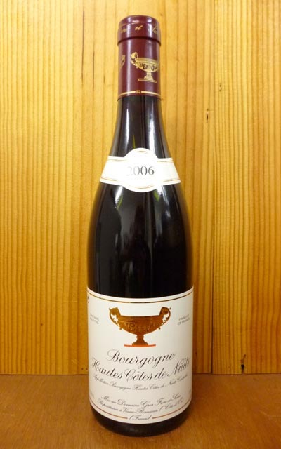 ブルゴーニュ オート コート ド ニュイ ルージュ[2006]年 ドメーヌ グロ フレール エ スール元詰Bourgogne Haute Cotes de Nuits [2006] Domaine Gros Frere et Soeur AOC Bourgogne Hautes Cotes de Nuits 【☆】