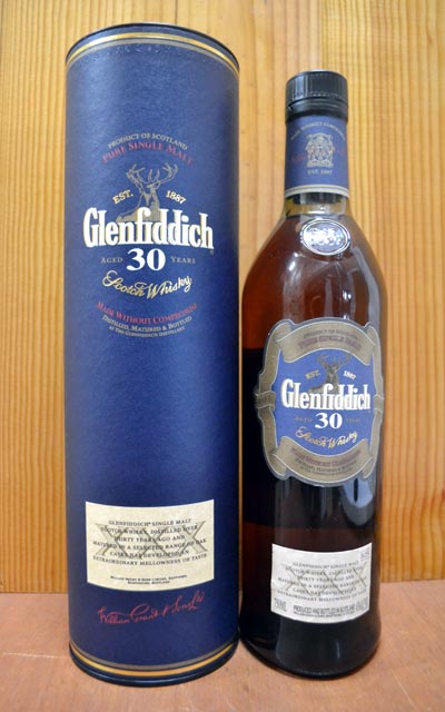 【箱入】グレンフィディック[30]年 シングル モルト スコッチ ウイスキー オフィシャル 750ml 43度GLENFIDDICH AGED 30 YEARS SINGLE MALT SCOTCH WHISKY 750ml 43%