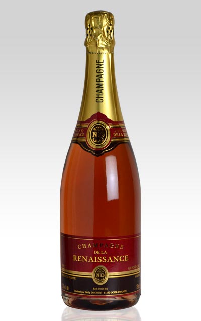 シャンパーニュ ド ラ ルネッサンス グラン クリュ 特級 ロゼ ブリュット 蔵出し限定品 R.M 生産者元詰(ネリー ドンツ女史)(日本市場うきうきワインのお客様限定)Champagne de la Renaissance Grand Cru Oger Rose Brut (R.M.)