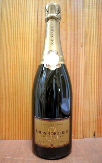 【箱入】ルイ ロデレール ブリュット ヴィンテージ 2005 箱入 正規 AOC ミレジム シャンパーニュ (ルイ ロデレール)LOUIS ROEPERER Champagne Brut Vintage [2005] Gift Box