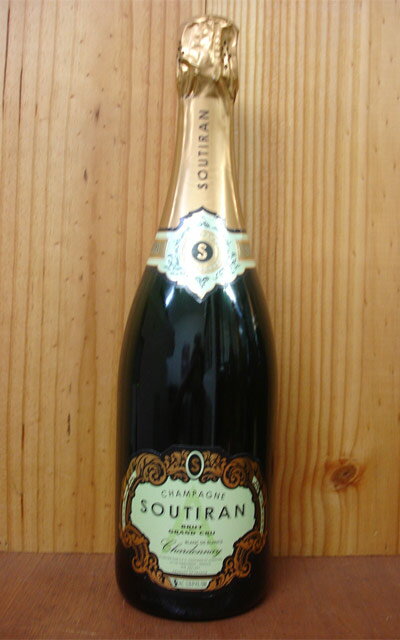 シャンパーニュ スーティラン グラン クリュ ブラン ド ブラン ブリュット(アラン スーティラン)Champagne SOUTIRAN Grand Brut Blanc de Blancs