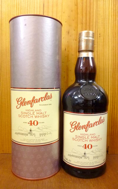 【箱入】グレンファークラス［40］年 ハイランド シングル モルト スコッチ ウイスキー オフィシャルボトル 700ml 46%Glenfarclas [40] years old Highland Malt Scotch Whisky(Gift box)700ml 46%