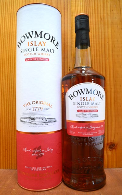 【箱入】ボウモア カスクストレングス ビッグサイズ シングル アイラ モルト オフィシャル 1000ml 56％BOWMORE CASK STRENGTH BIG SIZE SIGLE ISLAY MALT 1000ML 56%