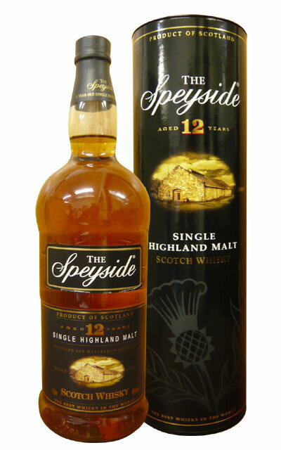 【箱入】ザ スペイサイド[12]年もの 1000ml スペイサイド蒸留所元詰 ハイランドモルト スコッチウイスキー ビッグサイズ 1000ml缶箱入りThe Speyside Aged [12] years The Speyside Single Highland Malt Scotch whisky 1000ml(The speyside Diseillery)