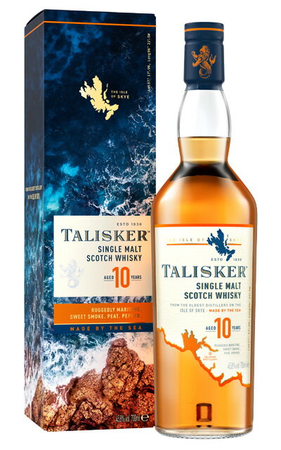 タリスカー 10年 シングル モルト スコッチ ウイスキー 700ml 45.8％TALISKER AGED 10 YEARS SINGLE MALT SCOTCH WHISKY 700ml 45.8%