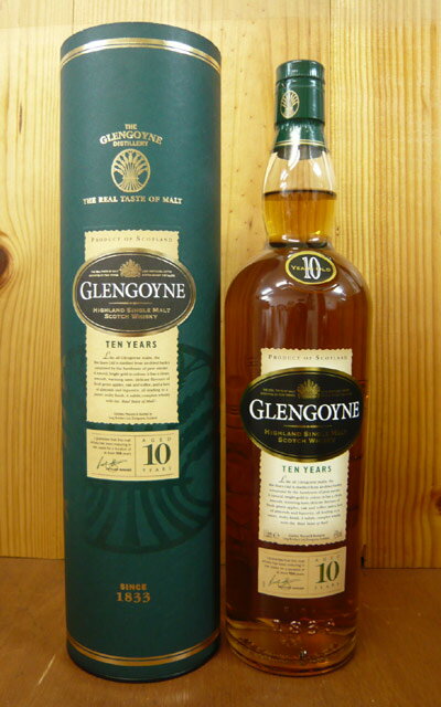 【箱入】グレンゴイン10年シングル ハイランド モルト1L（1000mL）ジャンボ　豪華箱入 43度GLENGOYNE TEN Year single highland Malt 1,000ml 43%