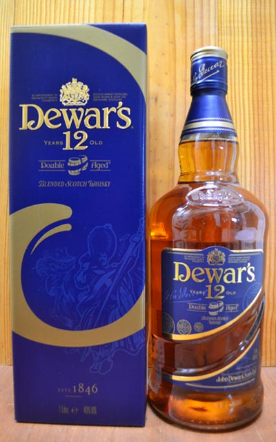 【箱入】デュワーズ[12]年 1,000ml ビッグサイズ ブレンデッド スコッチ ウイスキー 1000ml 40％DEWAR'S 12 YEARS OLD 1000ml BIG SIZE BLENDED SCOTXH WHISKY 1000ml 40%