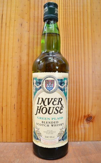 【正規品】インバーハウス グリーンプレイド ブレンデッド スコッチ ウイスキー 700ml 40％ ハードリカーINVER HOUSE GREEN PLAID BLENDED SCOTCH WHISKY 700ml 40%