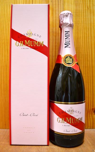 【箱入】マム シャンパーニュ ロゼ ブリュット AOCシャンパーニュ ロゼ 直輸入品 ギフト箱入 インバイブ ソムリエ ワイン アワード金賞受賞酒G.H.MUMM Champagne Brut Rose Gift BOX (Mumm et Cie)