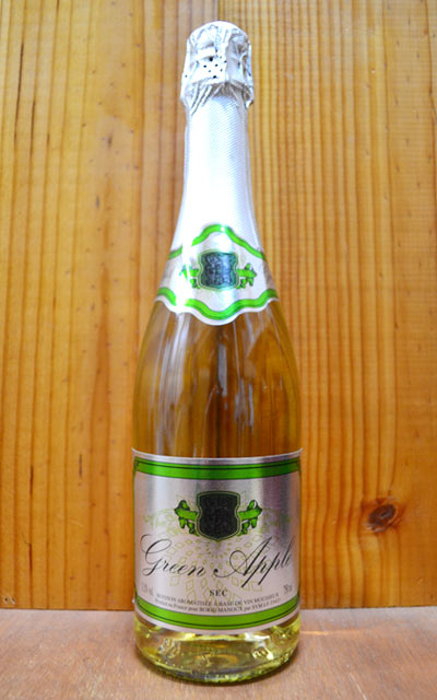 グリーン アップル スパークリング ボリー マヌー社 ユニ ブラン種100％（青りんご風味）Green Apple Sec (Green Apple Sparkling Wine) (Boisson Aromatisee A Base de Vin Mousseux)