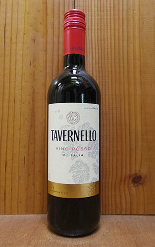 【2024年2月下旬以降の出荷】タヴェルネッロ ロッソ イタリア カヴィロ社 750ml 11.5％TAVERNELLO Rosso Italia Caviro 750ml 11.5%【eu_ff】