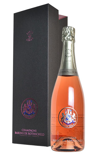 シャンパーニュ バロン ド ロスチャイルド ロゼ ブリュット 箱入 AOCシャンパーニュ ロゼ 泡 シャンパン シャンパーニュ スパークリング 750ml 箱付 (箱入) ギフトChampagne BARONS DE ROTHSCHILD Brut Rose (Box)【eu_ff】