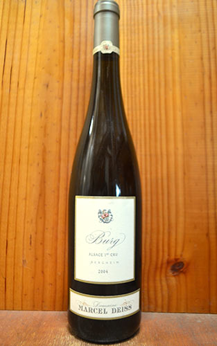 ビュルグ アルザス プルミエ クリュ 2004 ドメーヌ マルセル ダイス 白ワイン 辛口 750ml (マルセル ダイス)ALSACE 1er Cru Burg [2004] Domaine Marcel Deiss AOC Alsace 1er Cru