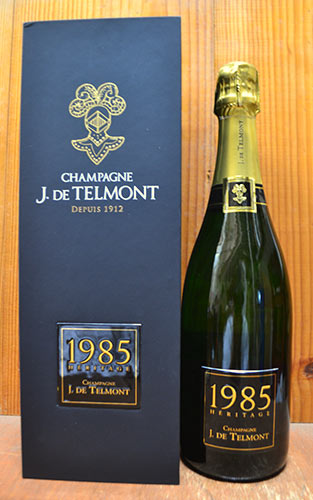 【豪華箱入】J(ジ) ド テルモン ヘリテージ(エリタージュ) シャンパーニュ ブリュット ミレジム 1985 J ド テルモン シャンパン 泡 白 750ml 箱付 並行J. DE TELMONT Champagne Heritage Brut Millesime [1985]