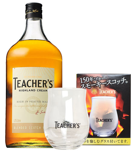 【グラス付 1750ml 正規品】ティーチャーズ ハイランド クリーム オリジナルグラス付 ブレンデッド スコッチ ウイスキー 正規品 1750ml 40％ ハードリカーのサムネイル