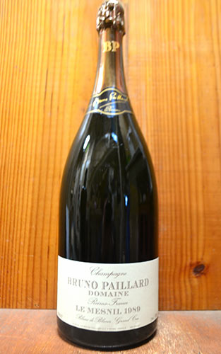 大型マグナムボトル ブルーノ パイヤール シャンパーニュ ル メニル グラン クリュ 1989 マグナムサイズ 1.5L 1500ml 正規 泡 白 シャンパン ワイン 辛口 (ブルーノ パイヤール)BRUNO PAILLARD Champagne LE MESNIL Grand Cru Blanc de Blancs [1989]