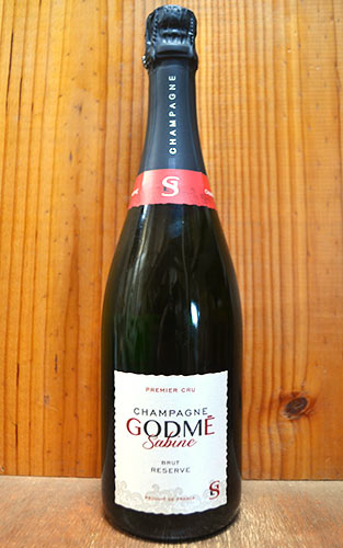 【6本以上ご購入で送料 代引無料】サビーヌ ゴドメ シャンパーニュ ブリュット レゼルヴ 一級 サビーヌ ゴドメ家 泡 白 シャンパン ワイン 辛口 750ml (サビーヌ ゴドメ)Sabine Godme Champagne Brut Reserve AOC Champagne