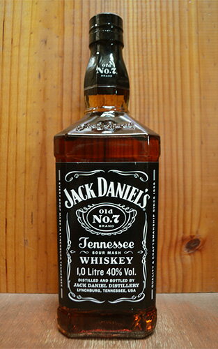 ジャック ダニエル ブラックラベル オールド No.7 テネシーウイスキー ジャック ダニエル 正規 1L 40％ ハードリカーJACK DANIELS TENNESSEE WHISKY JACK DANIEL'S