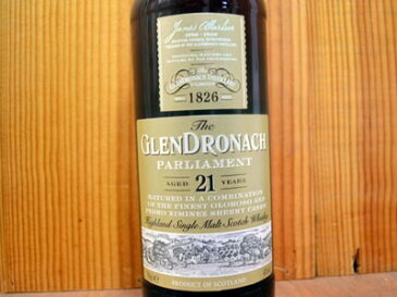 【箱入・正規品】ザ グレンドロナック パーラメント 21年 オロロソシェリー&ペドロヒメネスシェリーカスク ハイランド シングル モルト スコッチ ウイスキー ノンチルフィルター ナチュラルカラー 700ml 48%THE GLENDRONACH AGED 21 YEARS